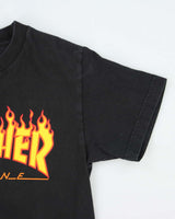 Thrasher Magazine Flame Logo Graphic T-Shirt - S