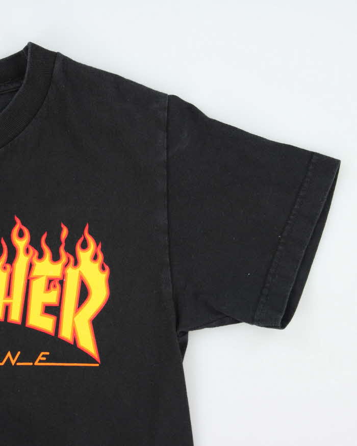 Thrasher Magazine Flame Logo Graphic T-Shirt - S