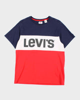 Vintage Levi's Spell Out Logo Graphic T-Shirt - S