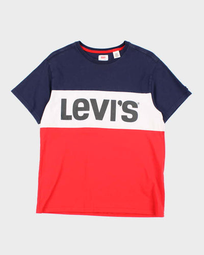 Vintage Levi's Spell Out Logo Graphic T-Shirt - S