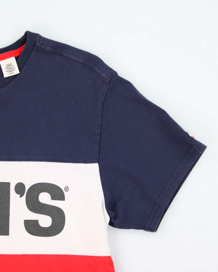 Vintage Levi's Spell Out Logo Graphic T-Shirt - S