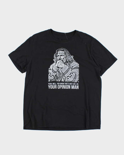 Vintage 2000's Big Lebowski Movie Graphic T-Shirt - XL