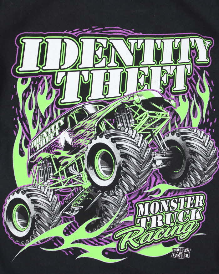 Vintage 2000's Monster Truck Graphic T-Shirt - M