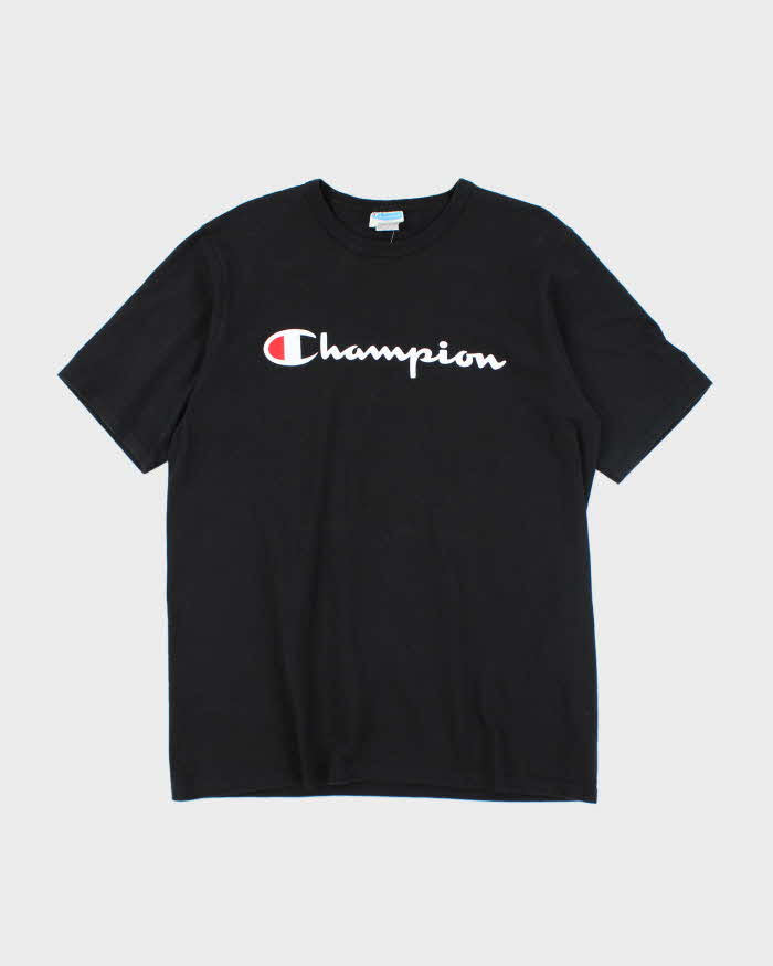 Vintage 2000's Champion Spell Out Graphic T-Shirt - XL