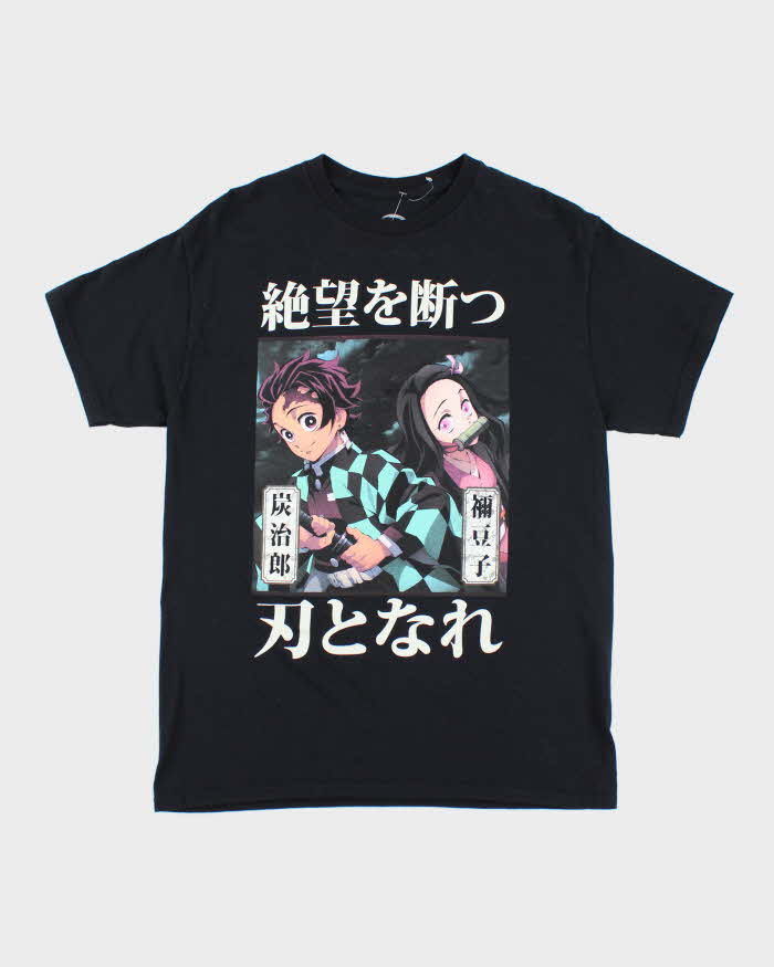 Vintage Demon Slayer Promotional Graphic T-Shirt - M