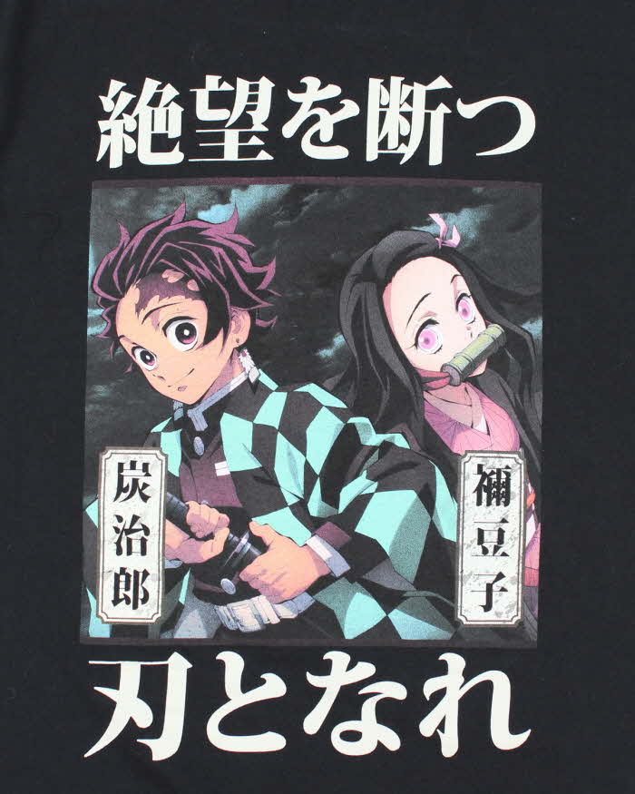 Vintage Demon Slayer Promotional Graphic T-Shirt - M