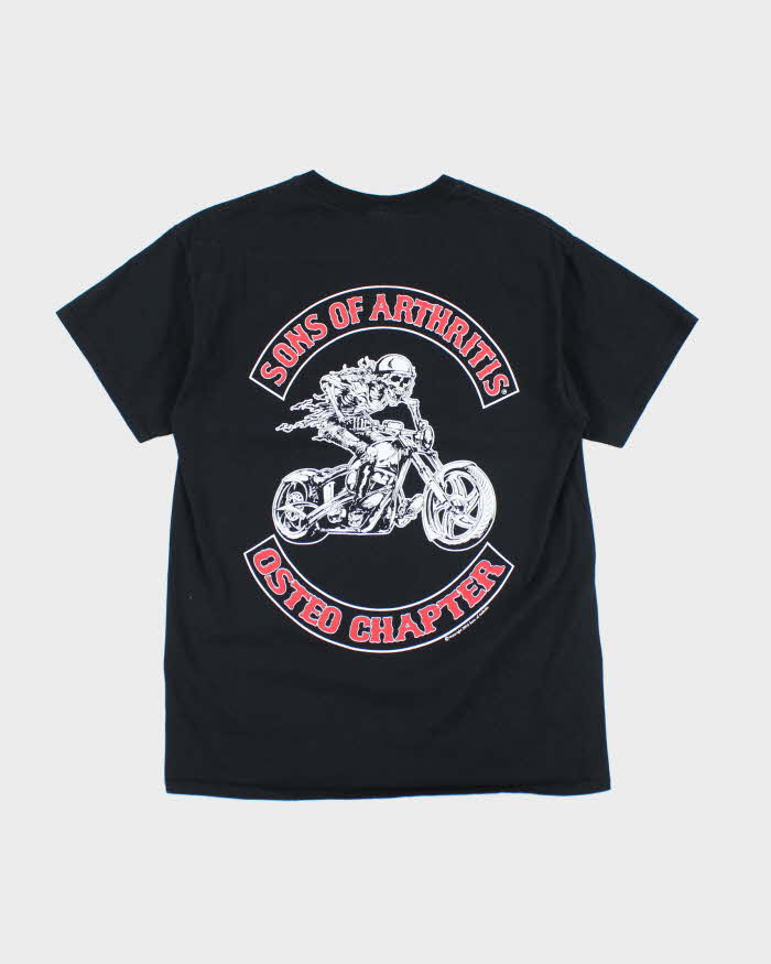 Vintage 2000's Parody Biker Arthritis Graphic T-Shirt - M