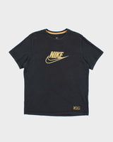 Nike Gold Centre Logo Swoosh Branded T-Shirt - L