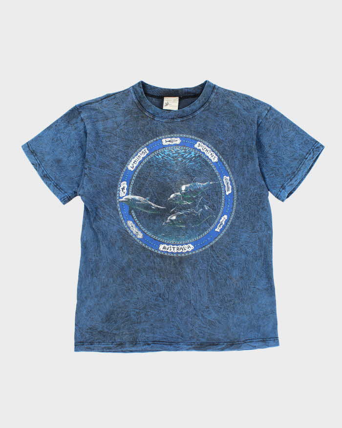 Vintage 2000's Bottle Nose Dolphins Graphic T-Shirt - M
