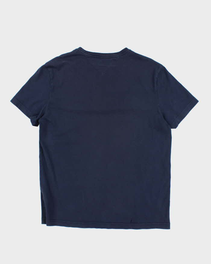 Vintage Tommy Hilfiger Flag Spell Out Graphic T-Shirt - L