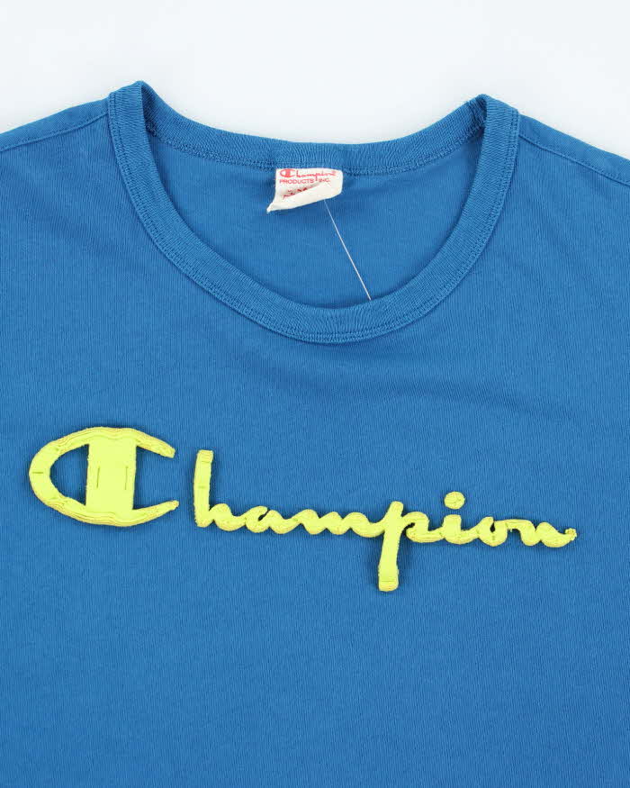 Vintage 2000's Champion Puff Print Graphic T-Shirt - XL