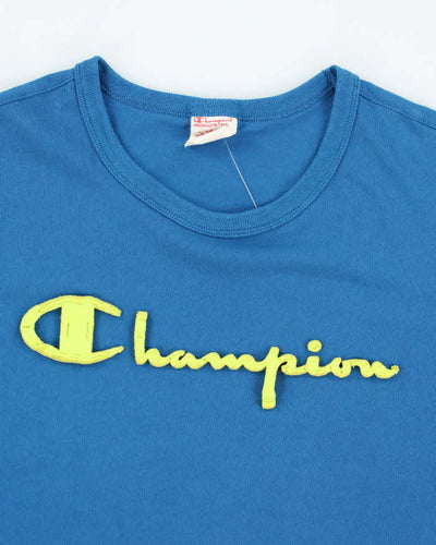 Vintage 2000's Champion Puff Print Graphic T-Shirt - XL