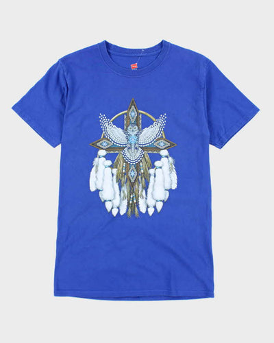 Vintage 2000's Dream Catcher Owl Graphic T-Shirt - S