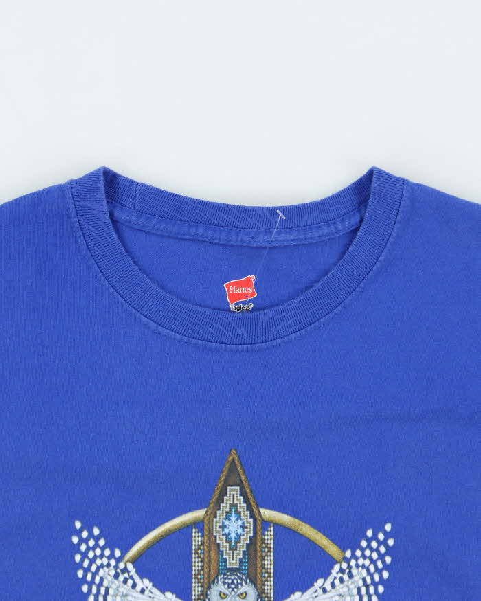 Vintage 2000's Dream Catcher Owl Graphic T-Shirt - S