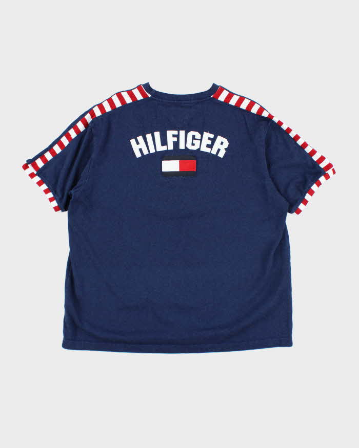 Vintage 90's Tommy Hilfiger Heavyweight H Logo T-Shirt - XL