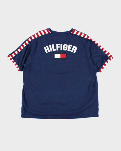Vintage 90's Tommy Hilfiger Heavyweight H Logo T-Shirt - XL