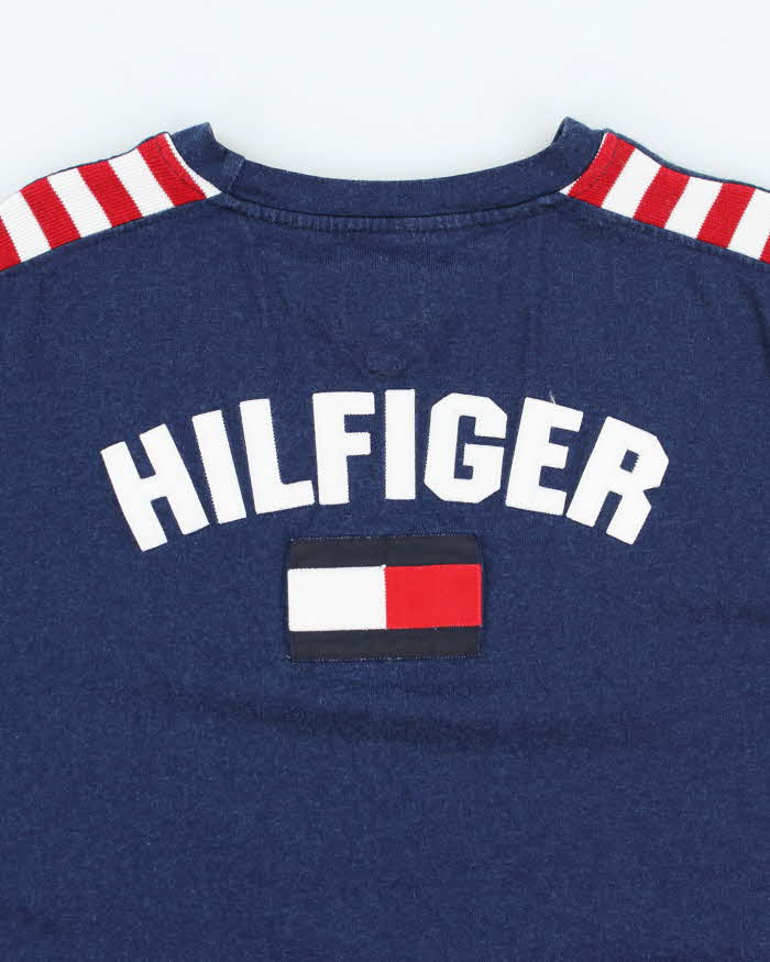 Vintage 90's Tommy Hilfiger Heavyweight H Logo T-Shirt - XL