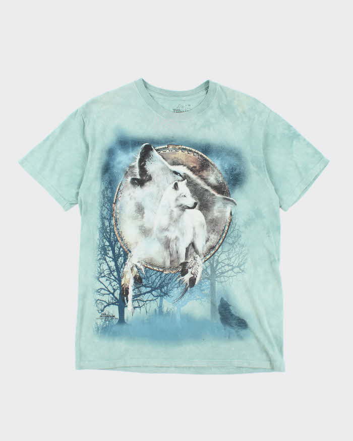 Vintage 2000's The Mountain Howling Wolf Graphic T-Shirt - M