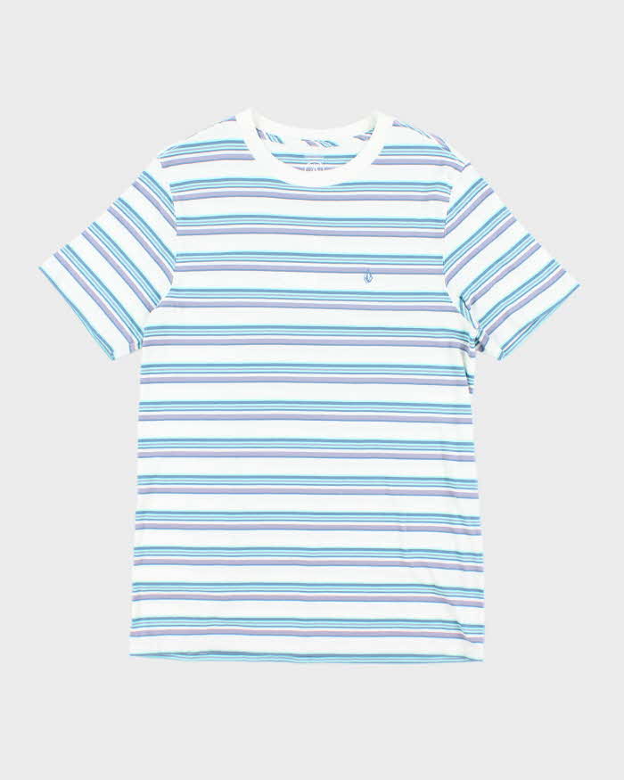 Volcom Striped Small Logo T-Shirt - M