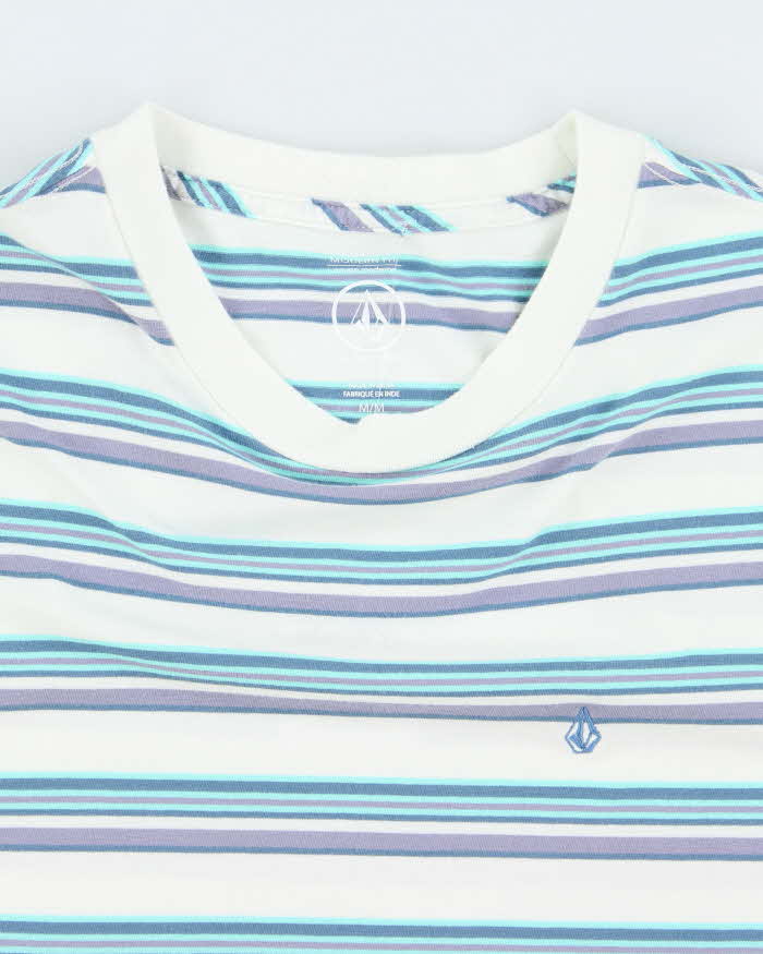 Volcom Striped Small Logo T-Shirt - M