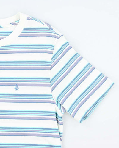 Volcom Striped Small Logo T-Shirt - M