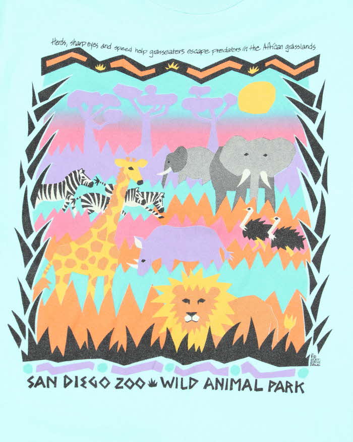 Vintage 90's San Diego Wild Animal Park Single Stitch T-Shirt - L