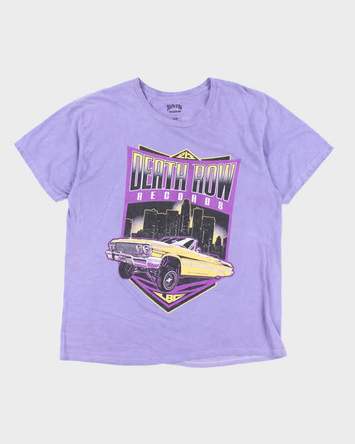 Retro Style Death Row Records Graphic T-Shirt - M