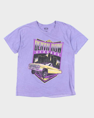 Retro Style Death Row Records Graphic T-Shirt - M