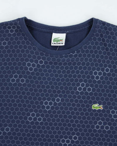 Vintage 2000's Lacoste All Over Print Patterned T-Shirt - L