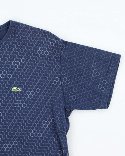 Vintage 2000's Lacoste All Over Print Patterned T-Shirt - L