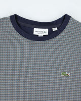 Vintage Lacoste Patterned Small Crocodile T-Shirt - M
