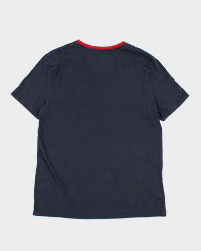 Vintage Nautica Striped Small Logo T-Shirt - XL