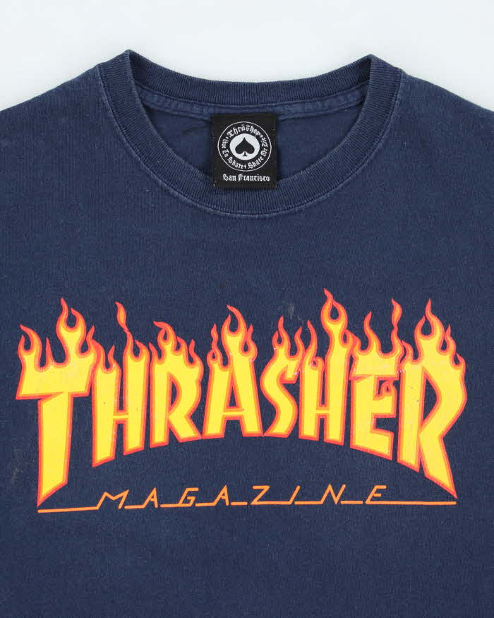 Vintage Thrasher Magazine Flame Logo T-Shirt - S