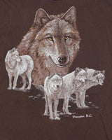 Vintage 90's Wolf Pack Graphic T-Shirt - XL