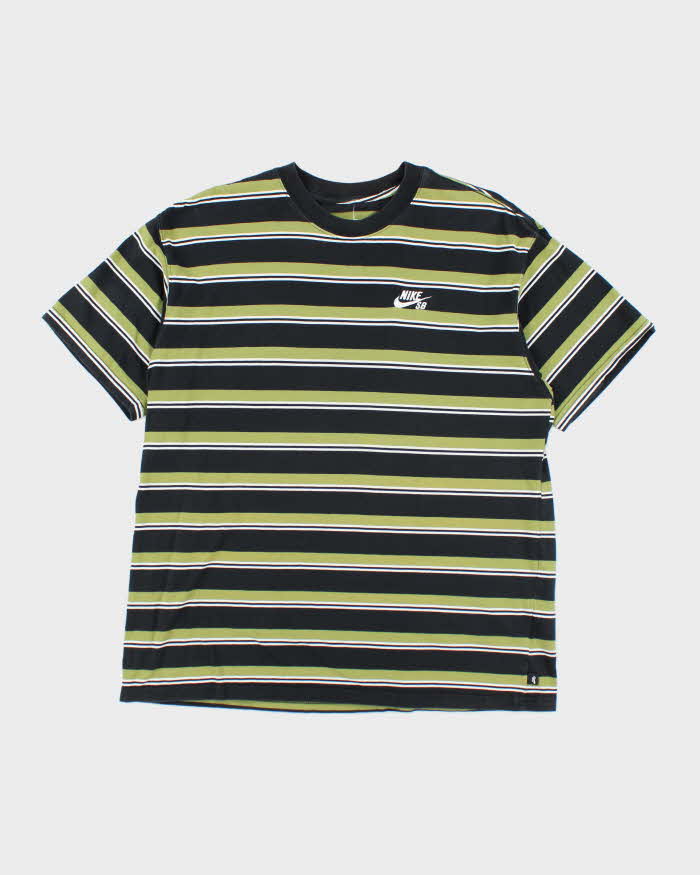 Nike SB Skateboarding Striped Lightweight T-Shirt - L