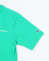 Vintage Champion Heavyweight Small Logo T-Shirt - S
