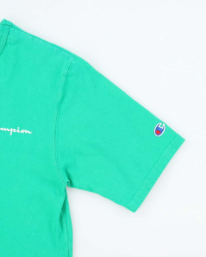 Vintage Champion Heavyweight Small Logo T-Shirt - S