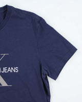 Calvin Klein Spell Out CK Logo Graphic T-Shirt - L