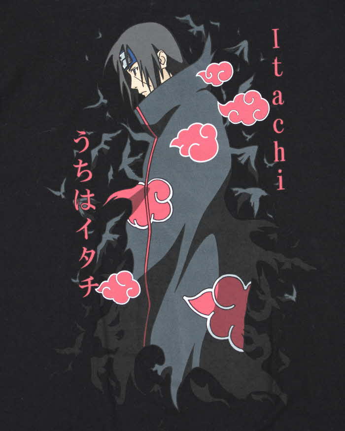 Vintage 2000's Naruto Itachi Oversized Anime T-Shirt - M