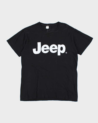 Vintage Y2K Jeep Spell Out Graphic T-Shirt - L