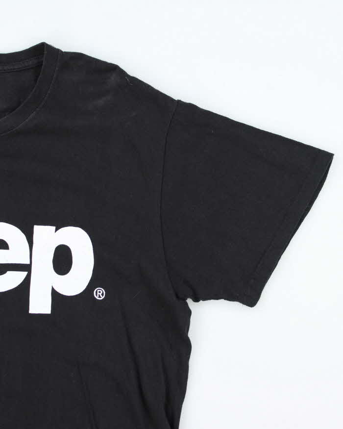 Vintage Y2K Jeep Spell Out Graphic T-Shirt - L
