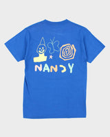 Nancy Sucks Spell Out Smiley Graphic T-Shirt - S