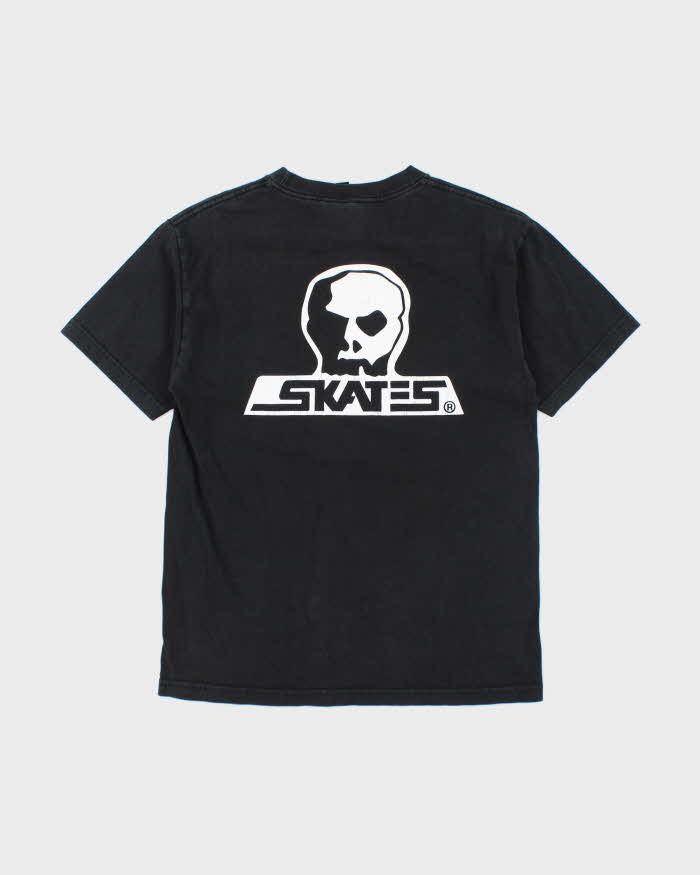 Vintage Y2K Skates Centre Logo Graphic T-Shirt - M