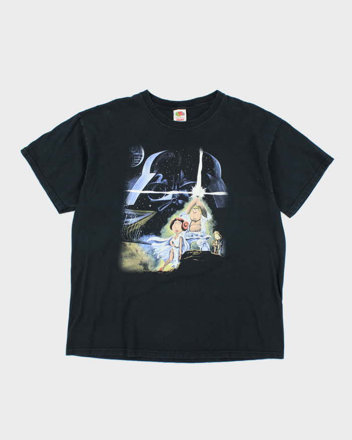 Vintage 2000's Family Guy Star Wars Parody T-Shirt - XL