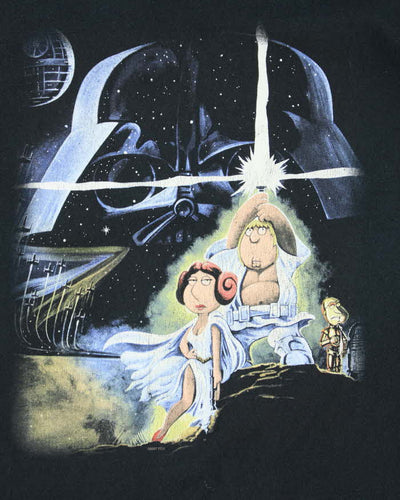 Vintage 2000's Family Guy Star Wars Parody T-Shirt - XL