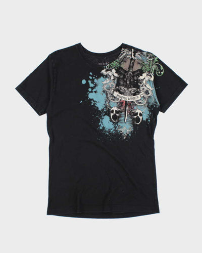 Vintage Y2K De Ville Tattoo Graphic T-Shirt - L