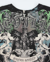Vintage Y2K De Ville Tattoo Graphic T-Shirt - L