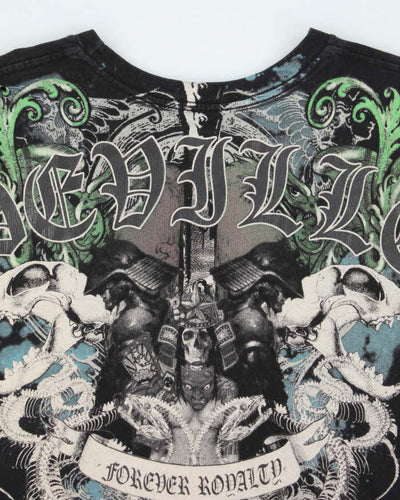 Vintage Y2K De Ville Tattoo Graphic T-Shirt - L