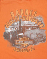 Vintage 00s Harley Davidson Orange T-shirt - XL