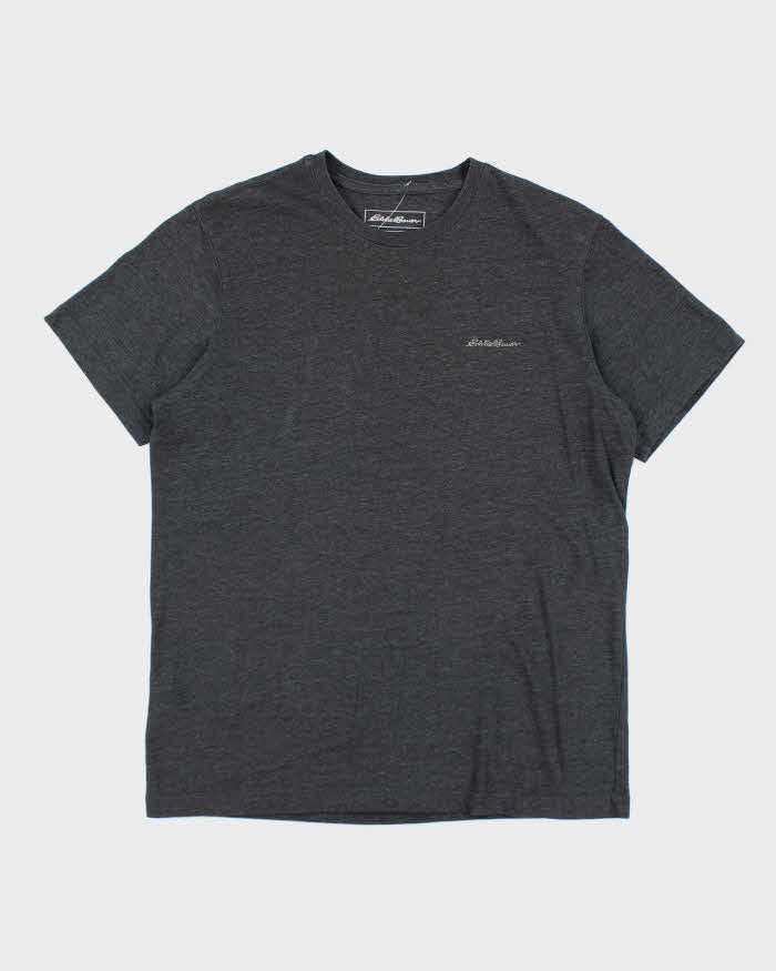 Eddie Bauer Grey Short Sleeve T-shirt - M